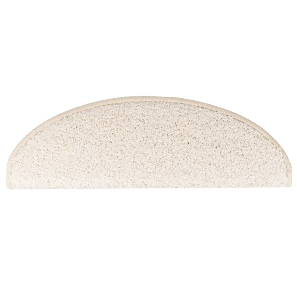 Trapmatten 10 st 65x21x4 cm Wit Halfrond Groot