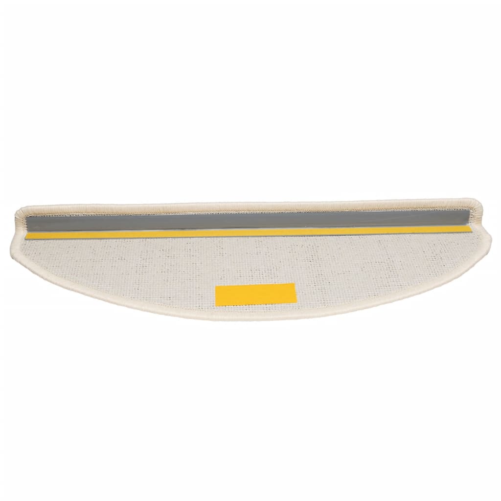 Trapmatten 10 st 65x21x4 cm Wit Halfrond Groot
