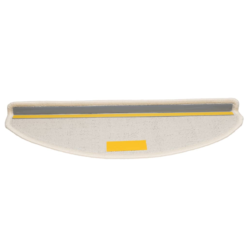 Trapmatten 10 st 65x21x4 cm Wit Halfrond Groot