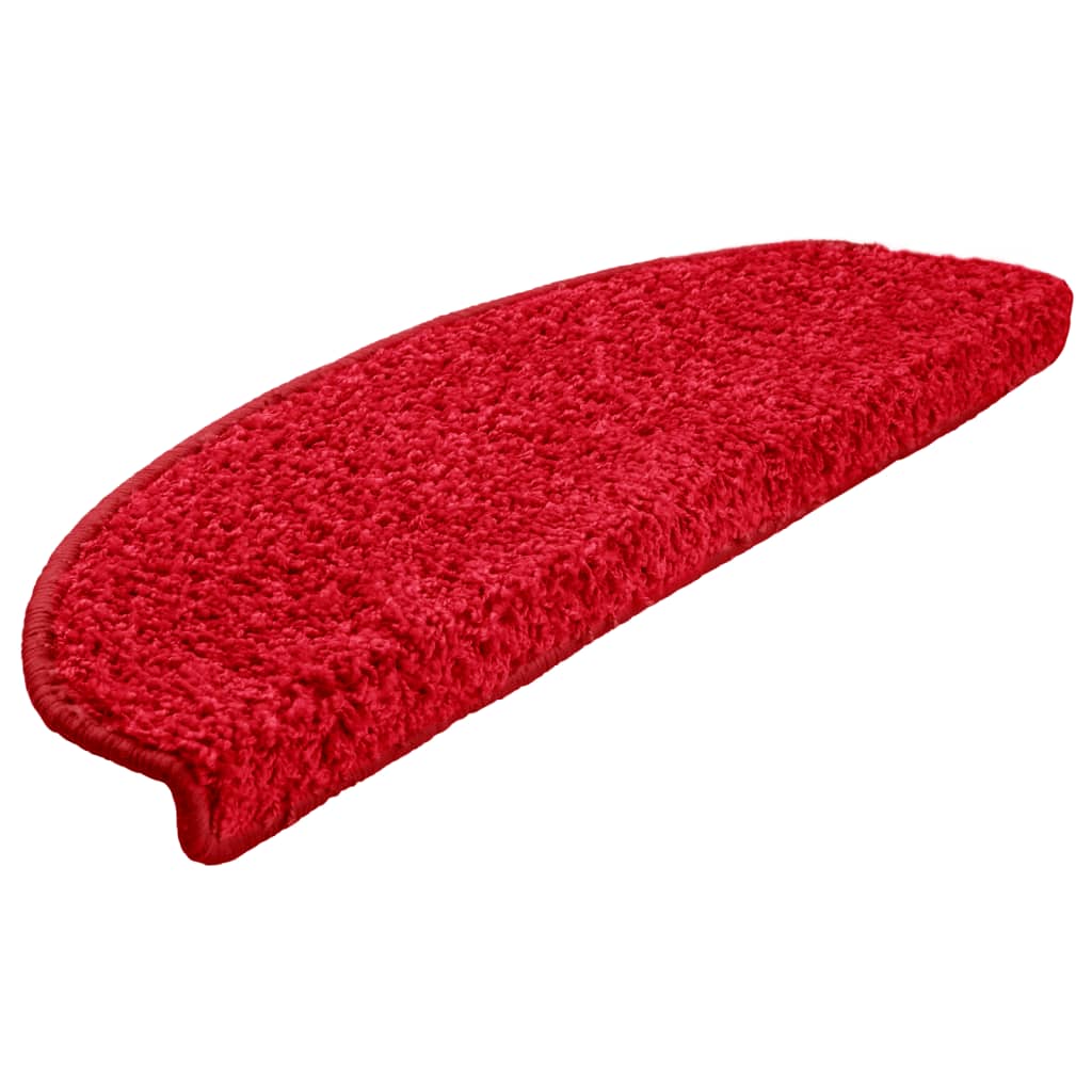 Trapmatten 10 st 65x21x4 cm Rood Halfrond Groot