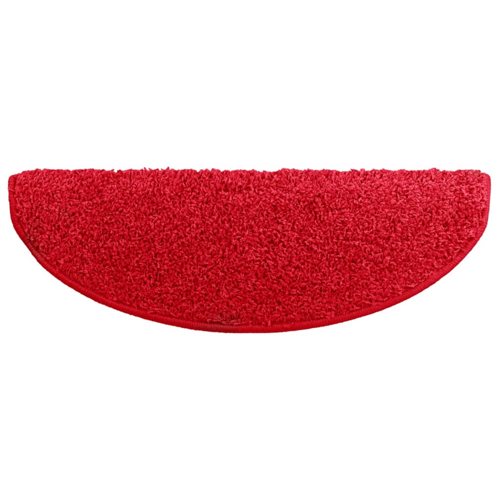 Trapmatten 10 st 65x21x4 cm Rood Halfrond Groot