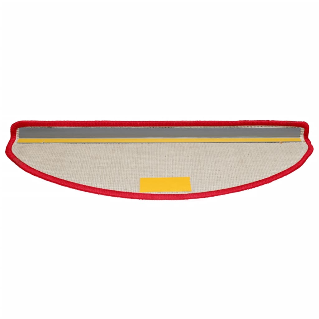 Trapmatten 10 st 65x21x4 cm Rood Halfrond Groot