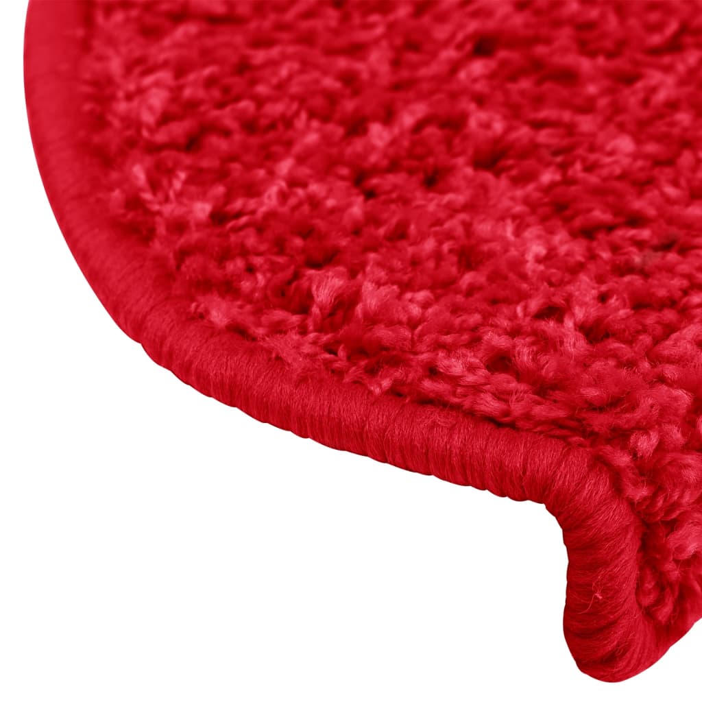 Trapmatten 10 st 65x21x4 cm Rood Halfrond Groot