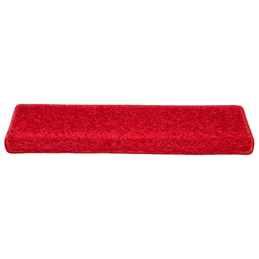 Trapmatten 10 st 65x21x4 cm Rood Rechthoekige Rand is nu te koop bij PeponiXL, paradijselijk wonen!