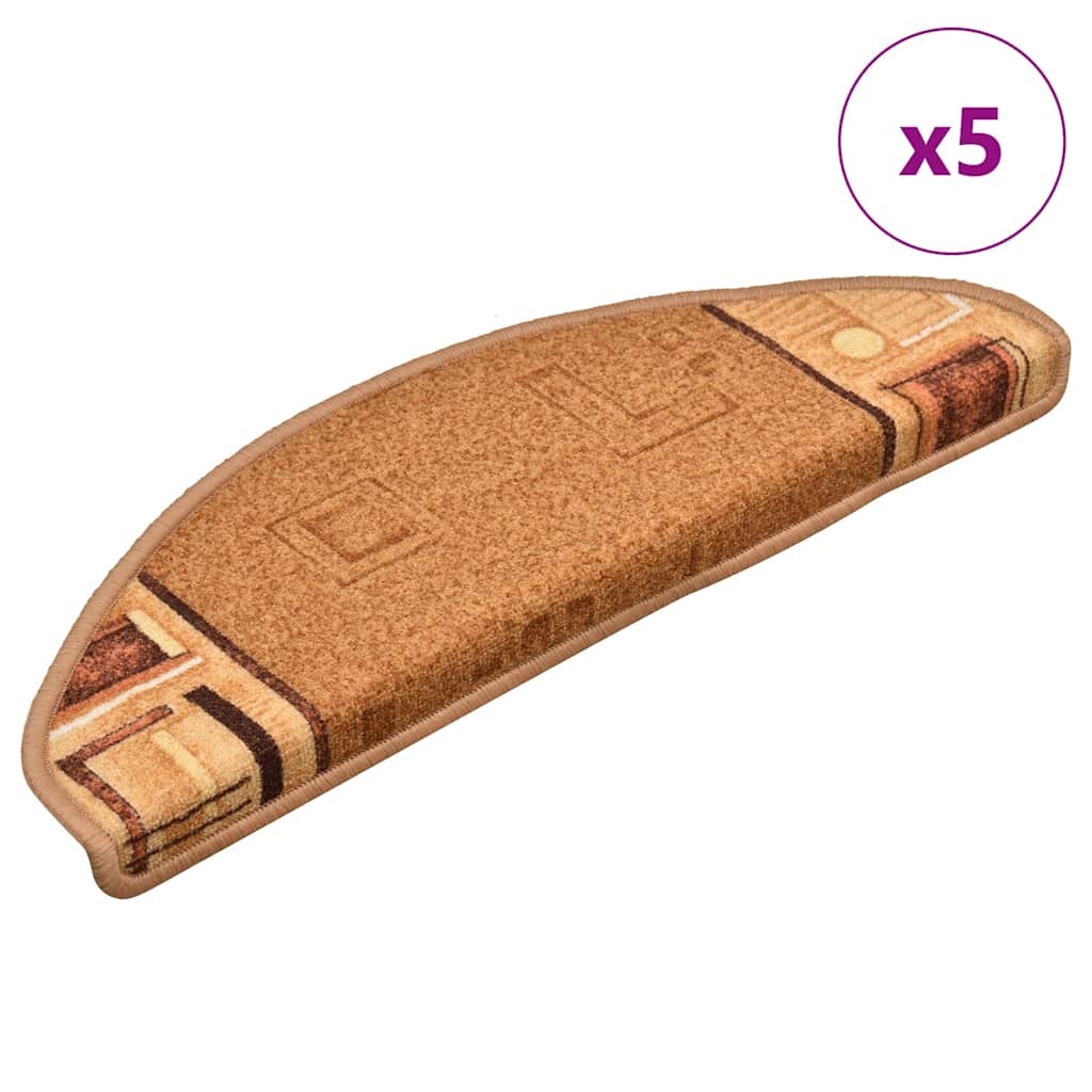 Trapmatten zelfklevend 5 st 65x21x4 cm beige is nu te koop bij PeponiXL, paradijselijk wonen!