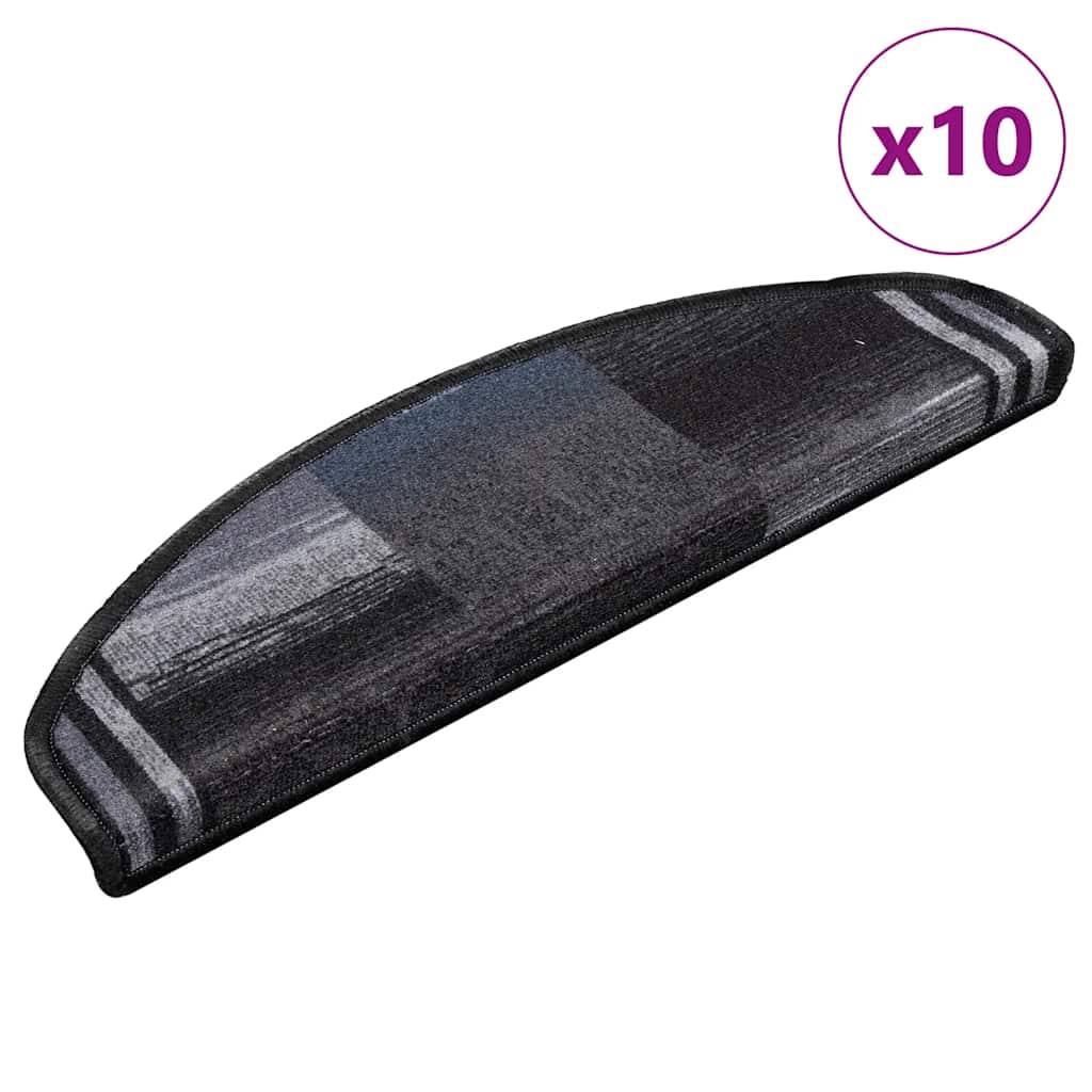 Trapmatten zelfklevend 10 st 65x21x4 cm zwart en grijs is nu te koop bij PeponiXL, paradijselijk wonen!