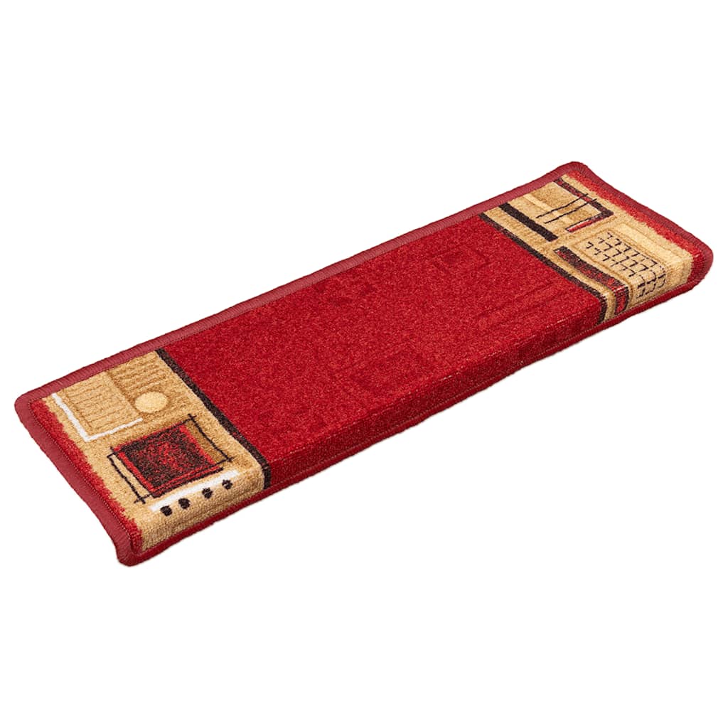 Trapmatten zelfklevend 5 st 65x21x4 cm rood is nu te koop bij PeponiXL, paradijselijk wonen!