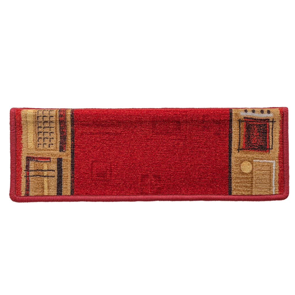 Trapmatten zelfklevend 5 st 65x21x4 cm rood is nu te koop bij PeponiXL, paradijselijk wonen!