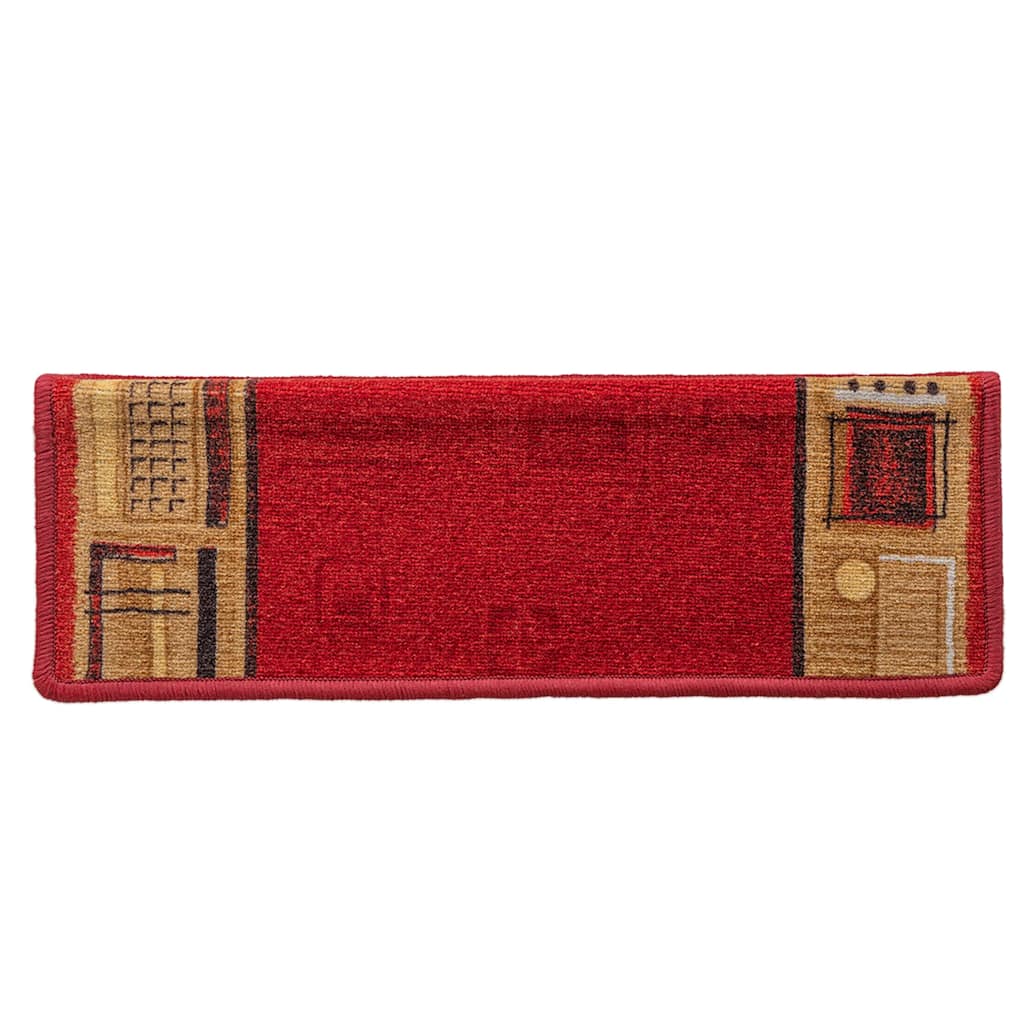 Trapmatten zelfklevend 10 st 65x21x4 cm rood is nu te koop bij PeponiXL, paradijselijk wonen!