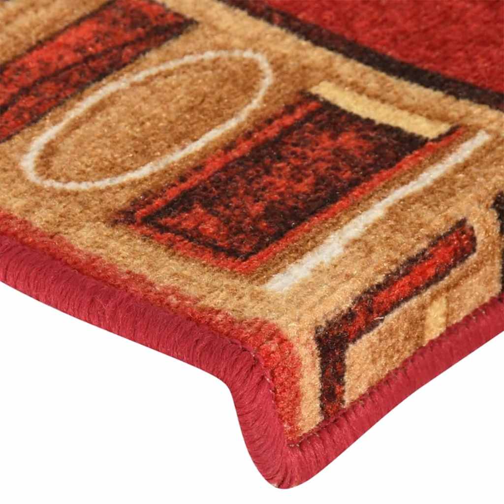 Trapmatten zelfklevend 10 st 65x21x4 cm rood is nu te koop bij PeponiXL, paradijselijk wonen!