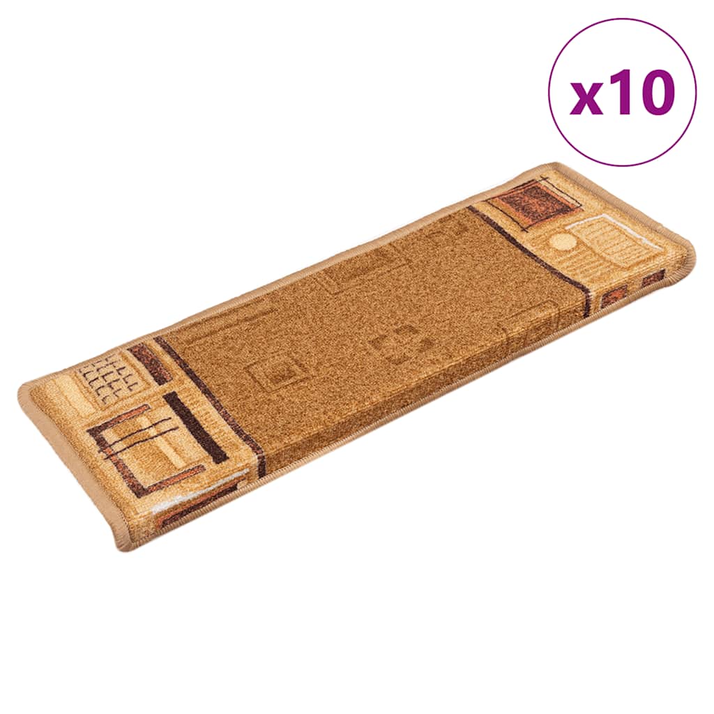Trapmatten zelfklevend 10 st 65x21x4 cm beige is nu te koop bij PeponiXL, paradijselijk wonen!