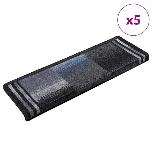 Trapmatten zelfklevend 5 st 65x21x4 cm zwart en grijs is nu te koop bij PeponiXL, paradijselijk wonen!