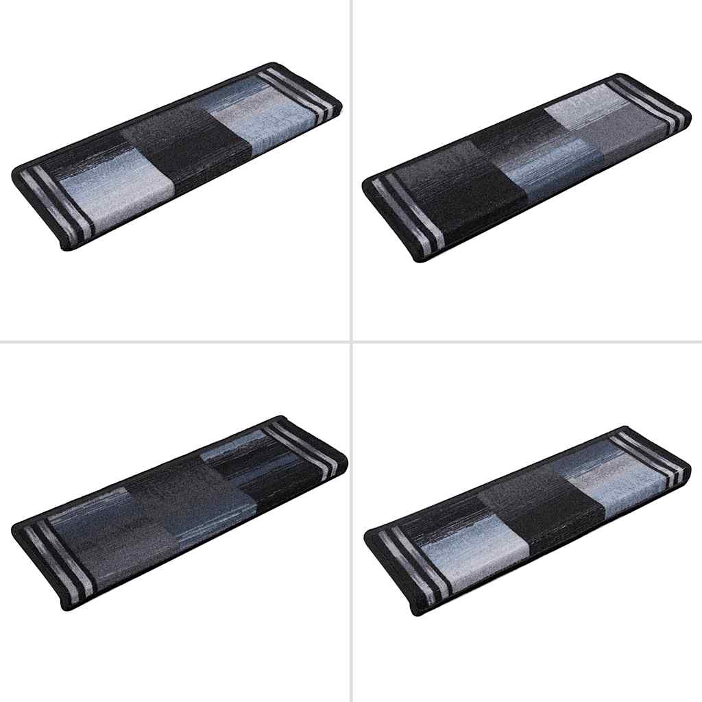 Trapmatten zelfklevend 5 st 65x21x4 cm zwart en grijs is nu te koop bij PeponiXL, paradijselijk wonen!