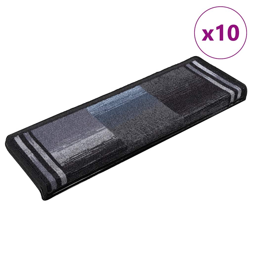 Trapmatten zelfklevend 10 st 65x21x4 cm zwart en grijs is nu te koop bij PeponiXL, paradijselijk wonen!