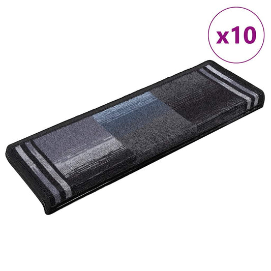 Trapmatten zelfklevend 10 st 65x21x4 cm zwart en grijs is nu te koop bij PeponiXL, paradijselijk wonen!