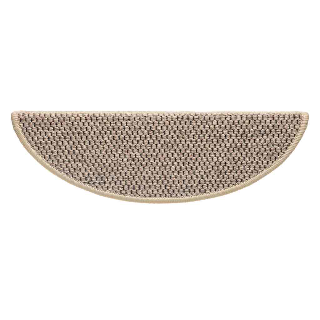 Trapmatten zelfklevend 15 st sisal-look 56x17x3 cm donkerbeige is nu te koop bij PeponiXL, paradijselijk wonen!