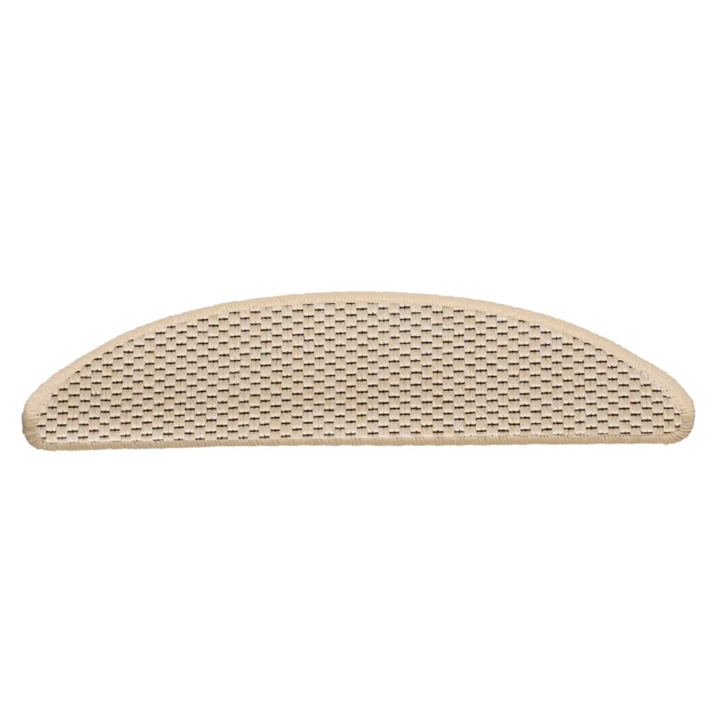 Trapmatten zelfklevend 15 st sisal-look 56x17x3 cm berber is nu te koop bij PeponiXL, paradijselijk wonen!