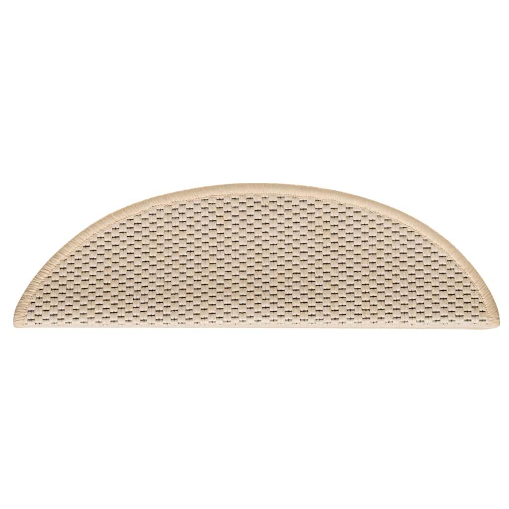 Trapmatten zelfklevend 15 st sisal-look 56x17x3 cm berber is nu te koop bij PeponiXL, paradijselijk wonen!