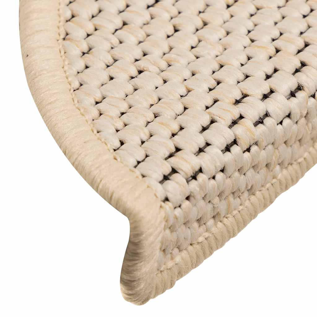 Trapmatten zelfklevend 15 st sisal-look 56x17x3 cm berber is nu te koop bij PeponiXL, paradijselijk wonen!