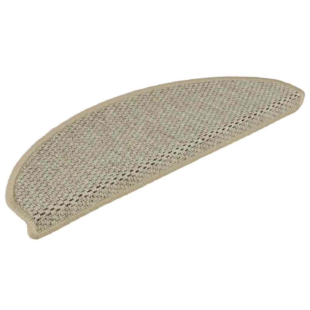 Trapmatten zelfklevend 15 st sisal-look 65x21x4 cm lichtgroen is nu te koop bij PeponiXL, paradijselijk wonen!
