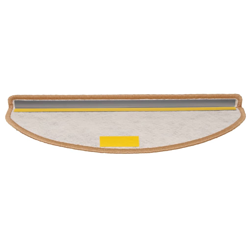 Trapmatten zelfklevend 15 st sisal-look 65x21x4 cm sisalkleurig