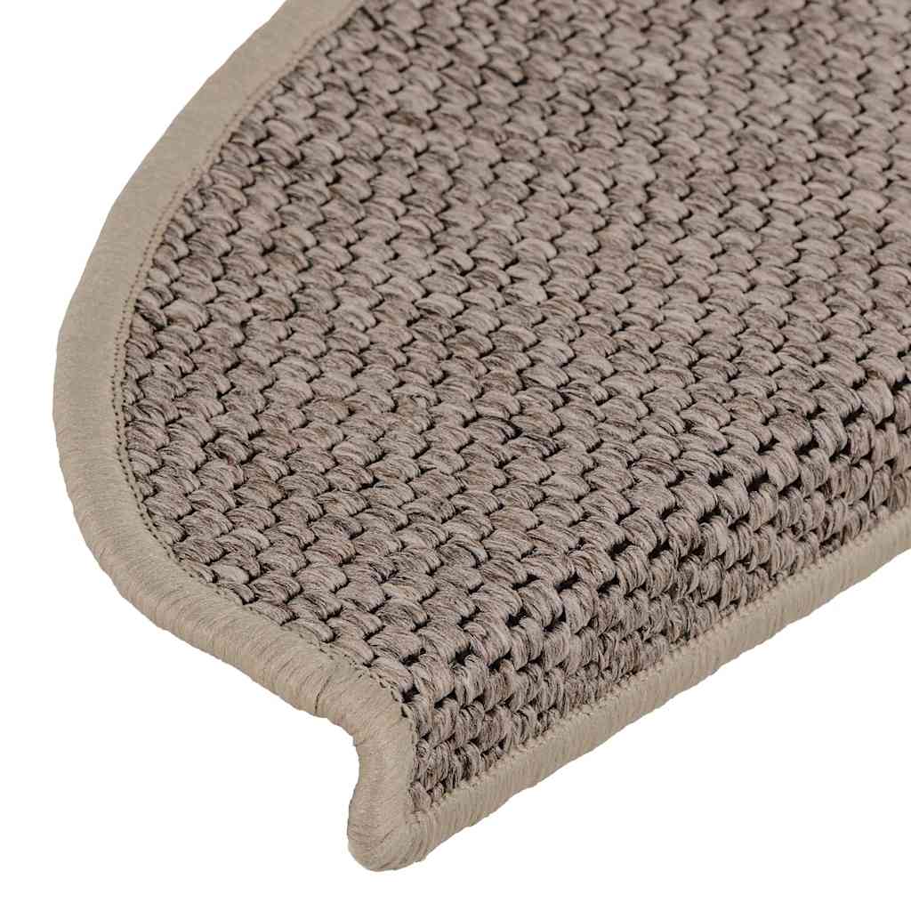 Trapmatten zelfklevend 15 st sisal-look 65x21x4 cm donkerbeige is nu te koop bij PeponiXL, paradijselijk wonen!