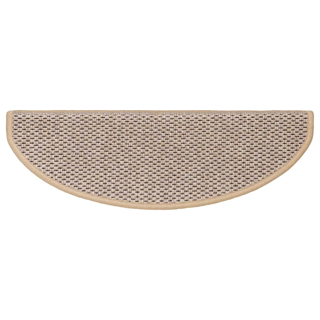 Trapmatten zelfklevend 15 st sisal-look 65x21x4 cm lichtbeige is nu te koop bij PeponiXL, paradijselijk wonen!