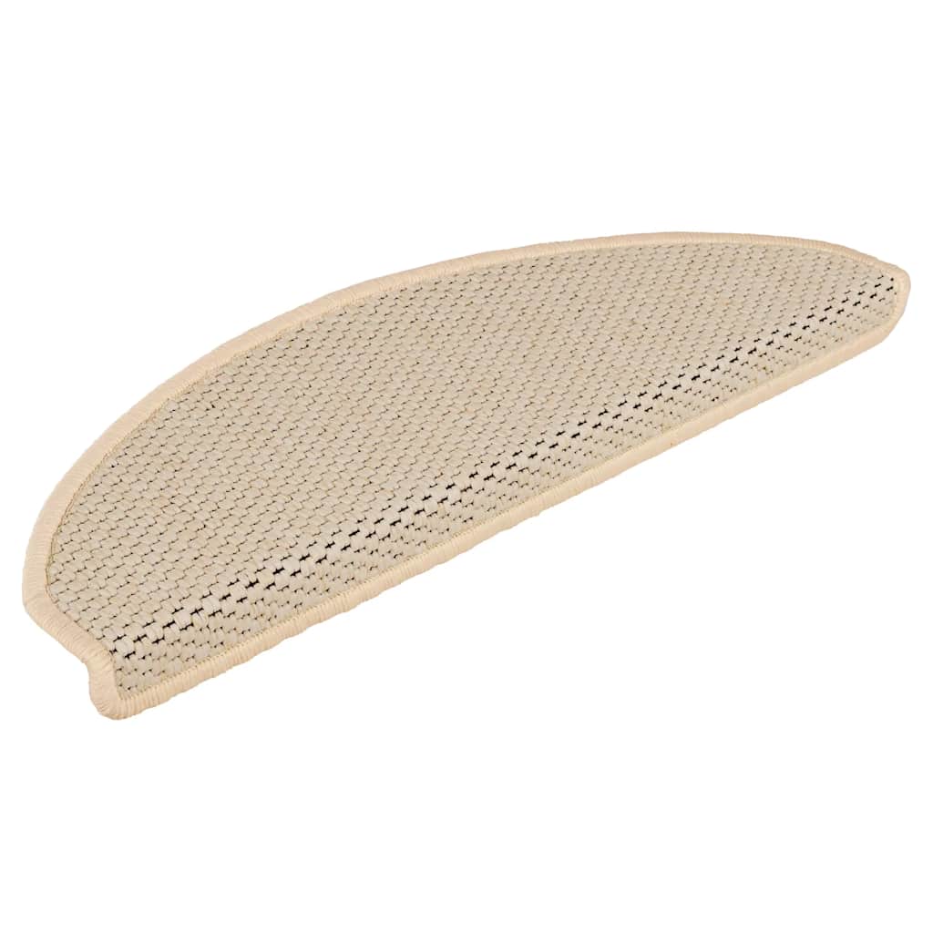 Trapmatten zelfklevend 15 st sisal-look 65x21x4 cm berber is nu te koop bij PeponiXL, paradijselijk wonen!
