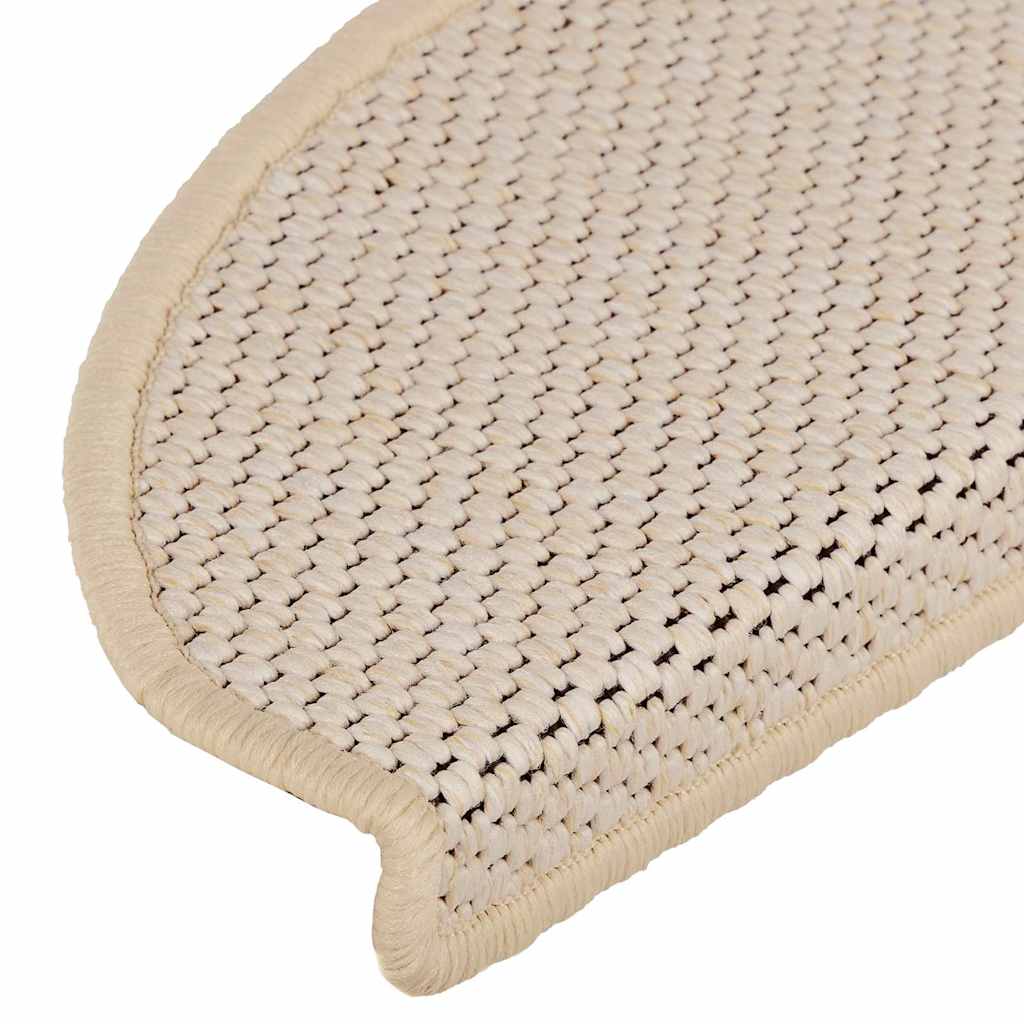 Trapmatten zelfklevend 15 st sisal-look 65x21x4 cm berber is nu te koop bij PeponiXL, paradijselijk wonen!