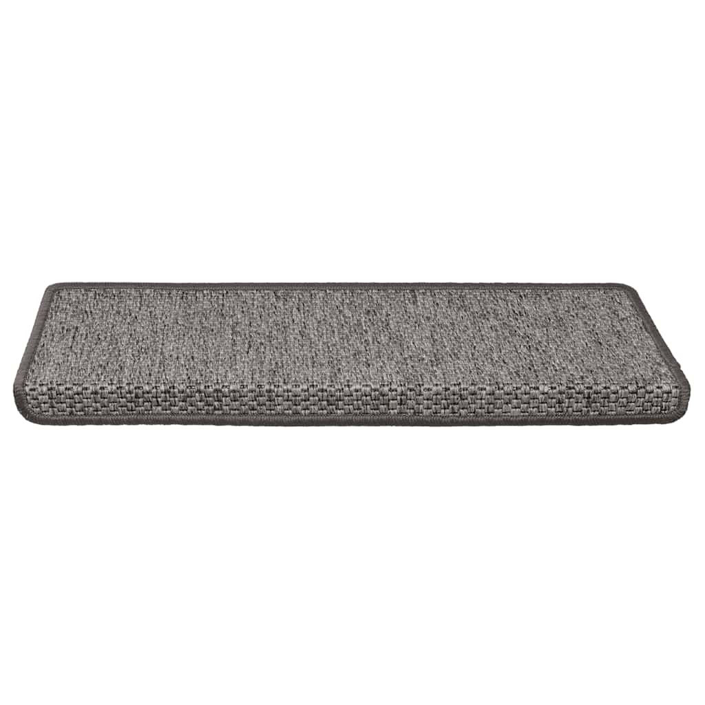 Trapmatten zelfklevend 15st sisal-look 65x21x4cm grijs en beige is nu te koop bij PeponiXL, paradijselijk wonen!