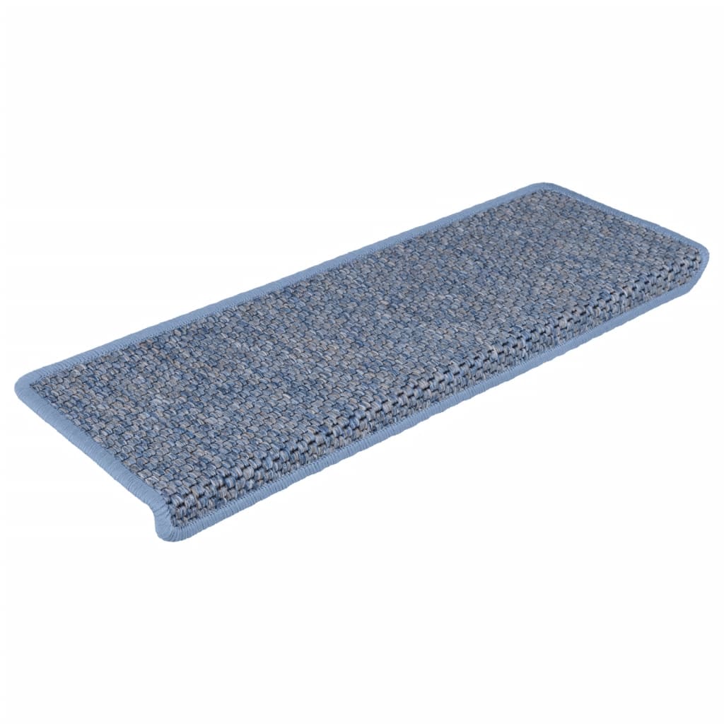 Trapmatten zelfklevend 15 st sisal-look 65x21x4 cm blauw is nu te koop bij PeponiXL, paradijselijk wonen!