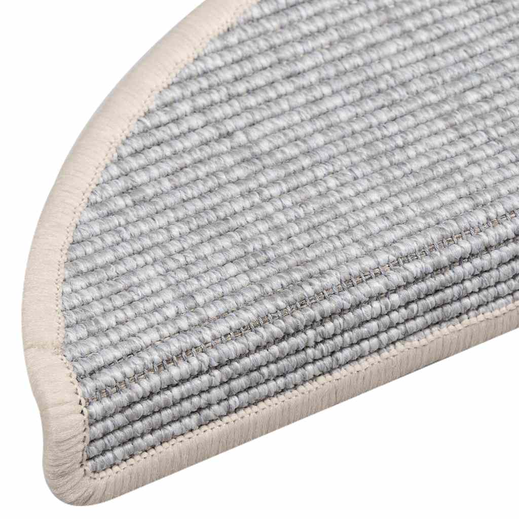 Trapmatten 15 st 56x17x3 cm Zilver Halfrond is nu te koop bij PeponiXL, paradijselijk wonen!
