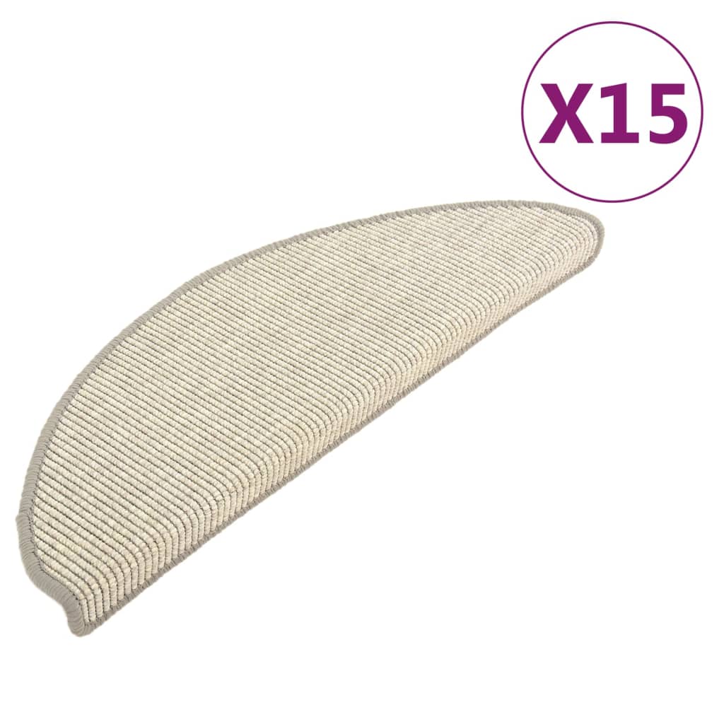 Trapmatten 15 st 65x21x4 cm Zilver Halfrond Groot is nu te koop bij PeponiXL, paradijselijk wonen!