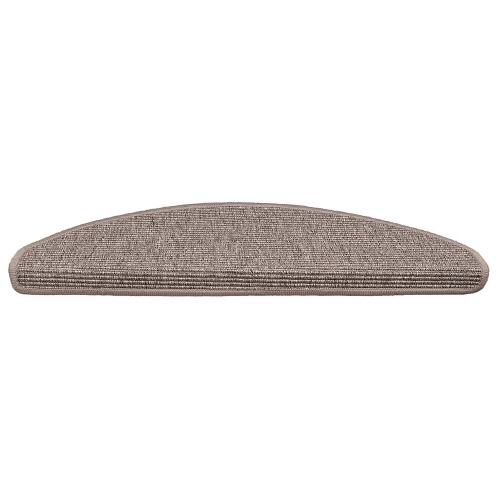 Trapmatten 15 st 65x21x4 cm Donkerbeige Halfrond Groot is nu te koop bij PeponiXL, paradijselijk wonen!