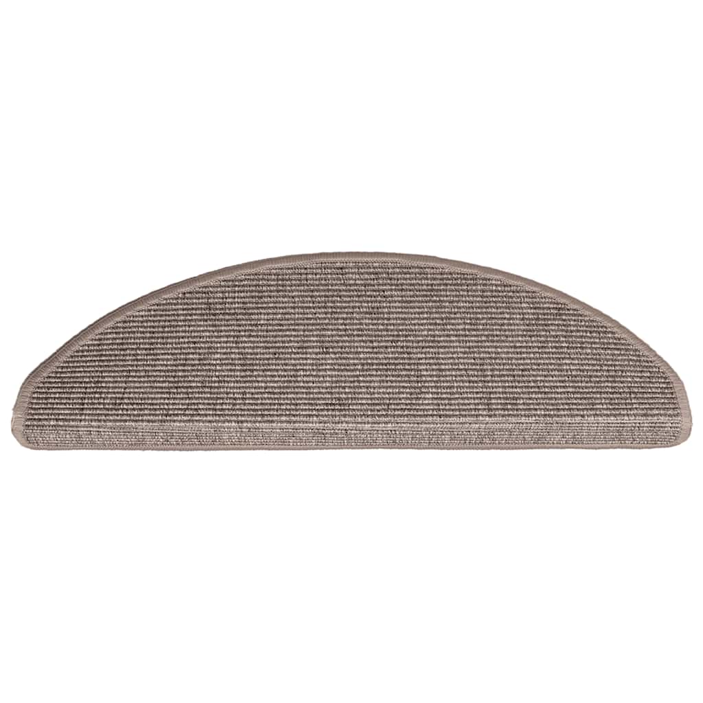 Trapmatten 15 st 65x21x4 cm Donkerbeige Halfrond Groot is nu te koop bij PeponiXL, paradijselijk wonen!