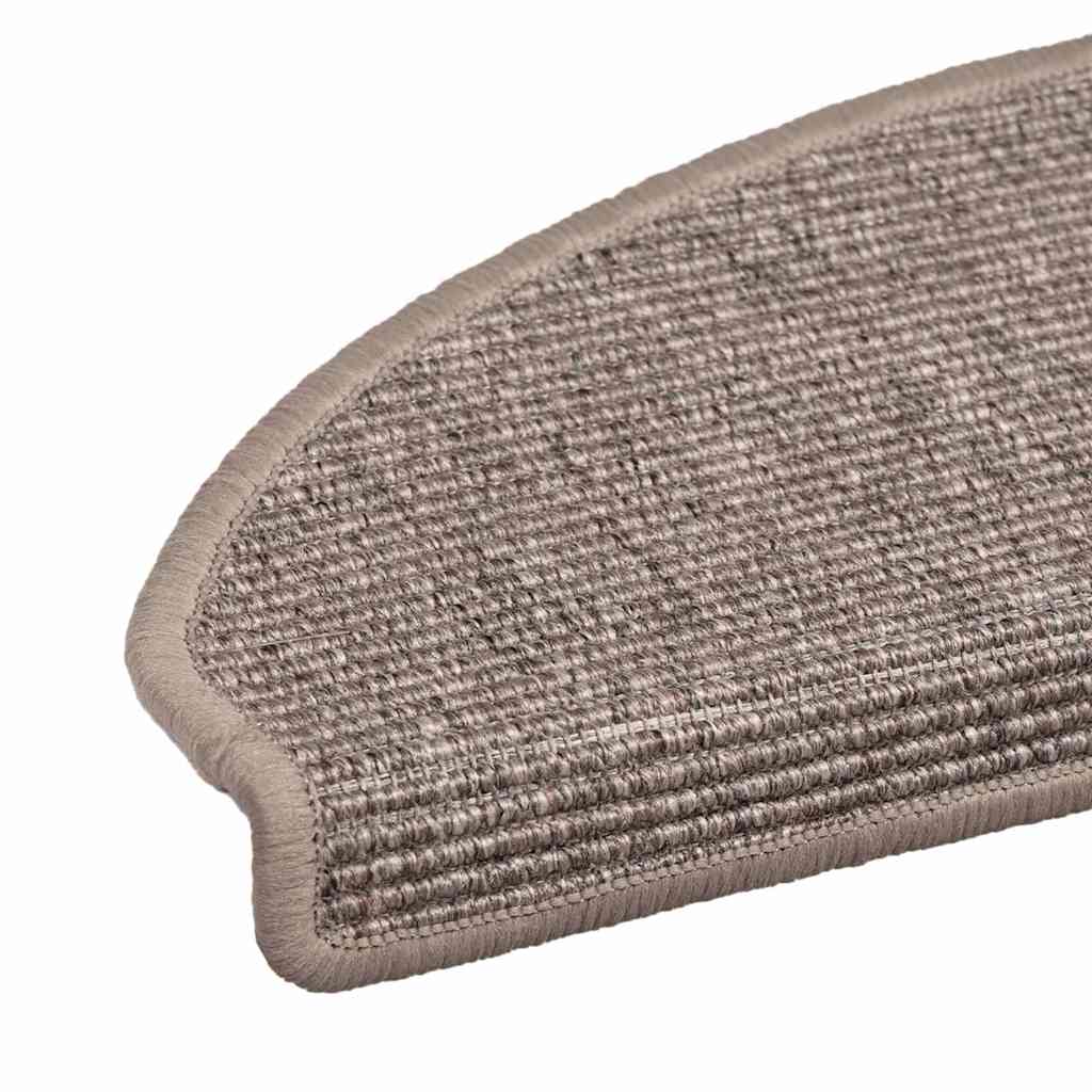 Trapmatten 15 st 65x21x4 cm Donkerbeige Halfrond Groot is nu te koop bij PeponiXL, paradijselijk wonen!