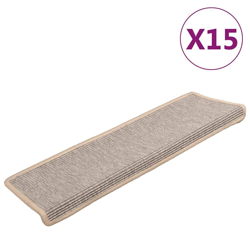 Trapmatten 15 st 65x21x4 cm zilver met rechthoekige rand is nu te koop bij PeponiXL, paradijselijk wonen!