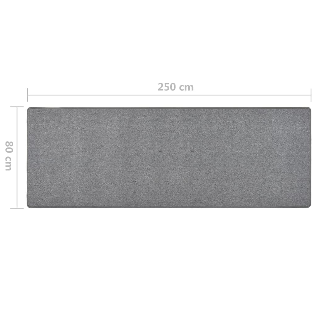 Tapijtloper 80x250 cm donkergrijs is nu te koop bij PeponiXL, paradijselijk wonen!