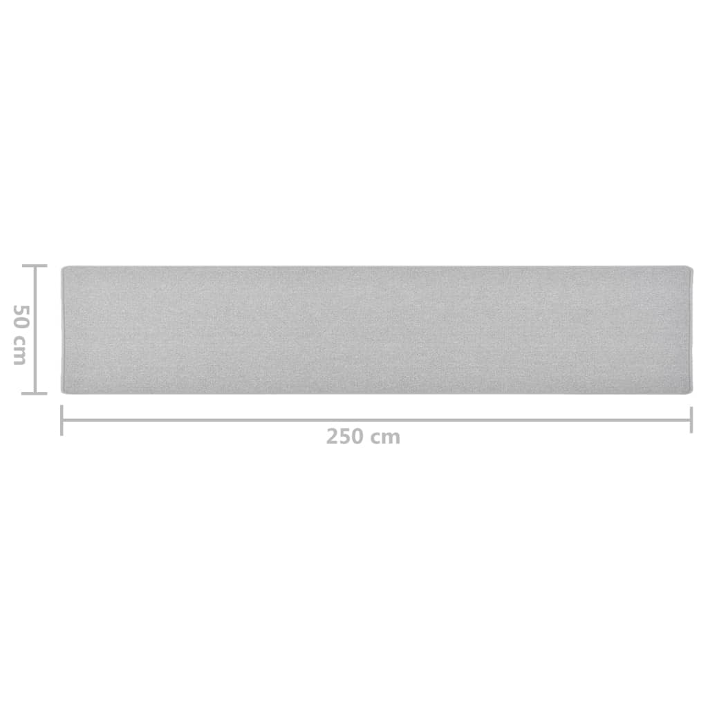 Tapijtloper 50x250 cm lichtgrijs is nu te koop bij PeponiXL, paradijselijk wonen!