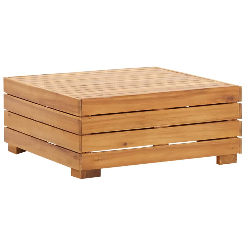 Tuintafel en voetensteun met kussen massief acaciahout is nu te koop bij PeponiXL, paradijselijk wonen!