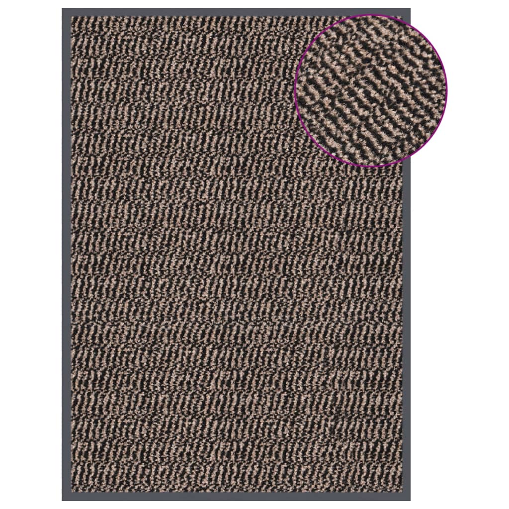 Deurmat getuft 40x60 cm donkerbruin is nu te koop bij PeponiXL, paradijselijk wonen!