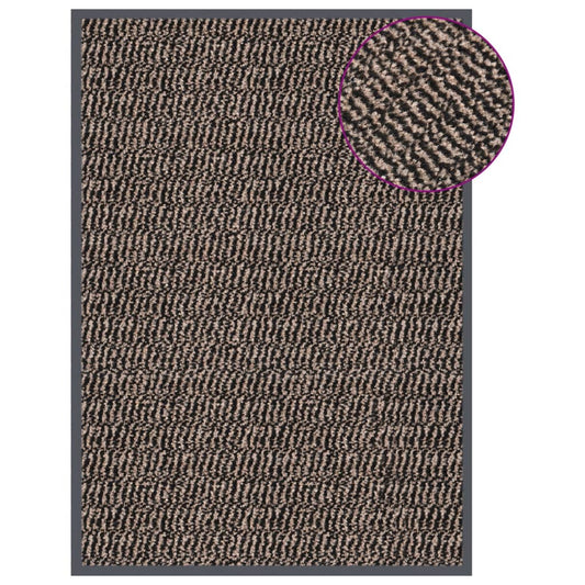 Deurmat getuft 40x60 cm donkerbruin is nu te koop bij PeponiXL, paradijselijk wonen!