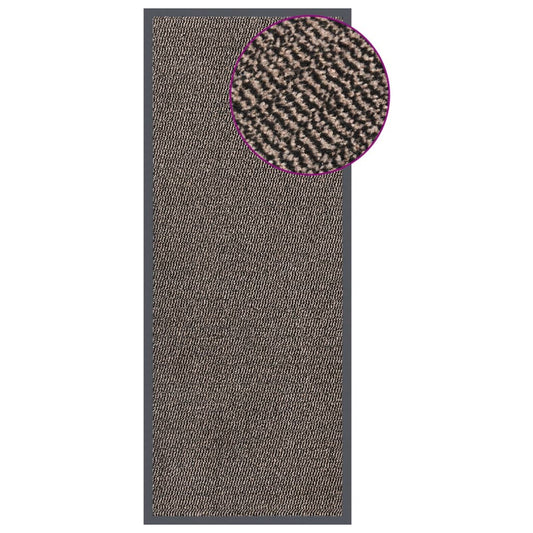 Deurmat getuft 60x150 cm donkerbruin is nu te koop bij PeponiXL, paradijselijk wonen!