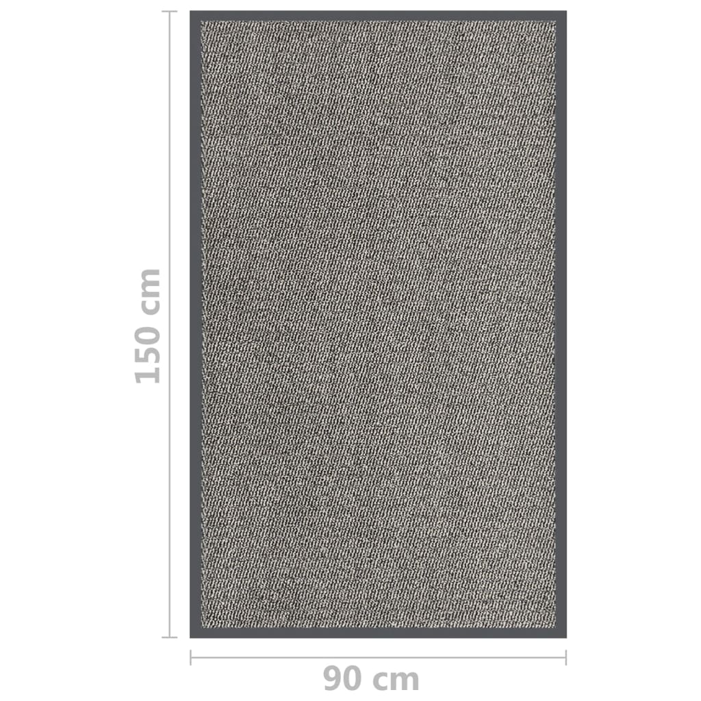 Deurmat getuft 90x150 cm lichtbruin is nu te koop bij PeponiXL, paradijselijk wonen!