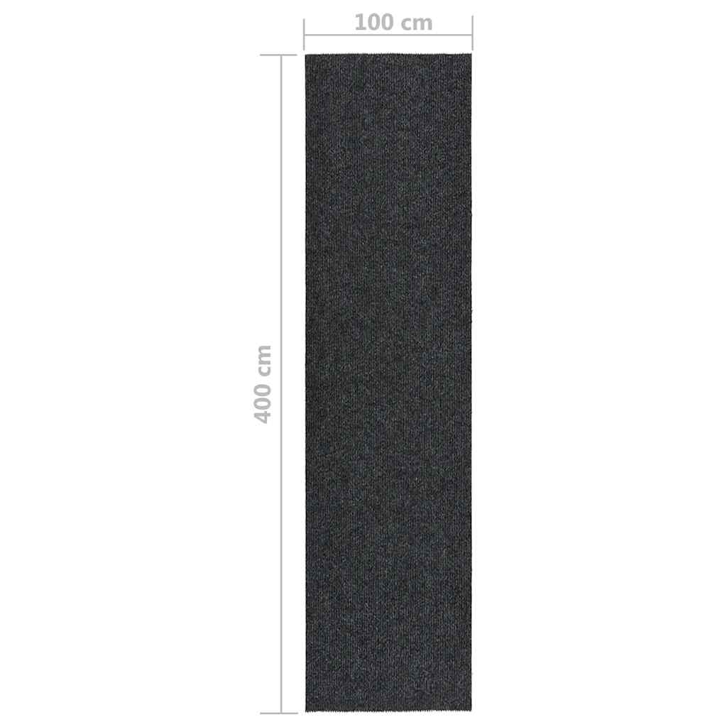 Droogloopmat 100x400 cm antracietkleurig is nu te koop bij PeponiXL, paradijselijk wonen!