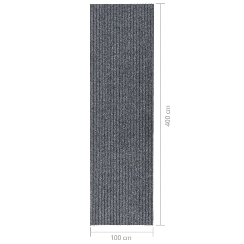 Droogloopmat 100x400 cm grijs is nu te koop bij PeponiXL, paradijselijk wonen!