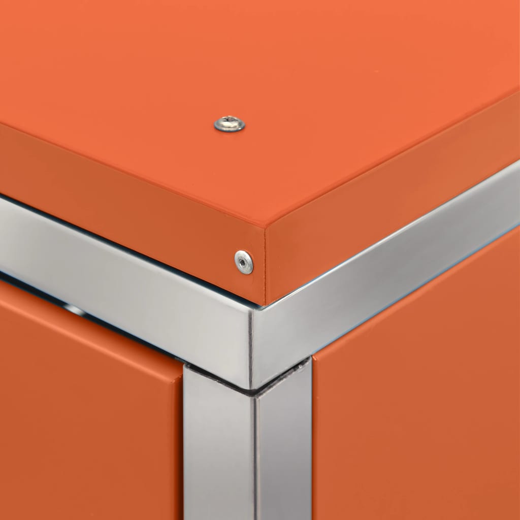 Containerberging vierdubbel 276,5x77,5x112,5 cm roestvrij staal is nu te koop bij PeponiXL, paradijselijk wonen!
