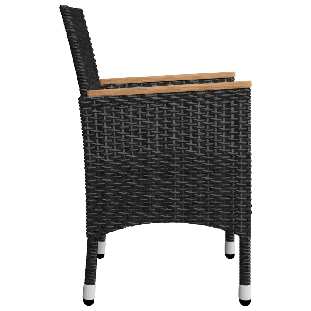 3-delige Tuinset zwart is nu te koop bij PeponiXL, paradijselijk wonen!