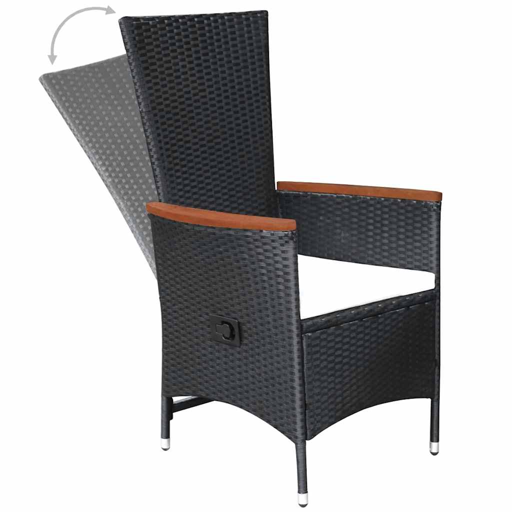 3-delige Tuinset zwart is nu te koop bij PeponiXL, paradijselijk wonen!