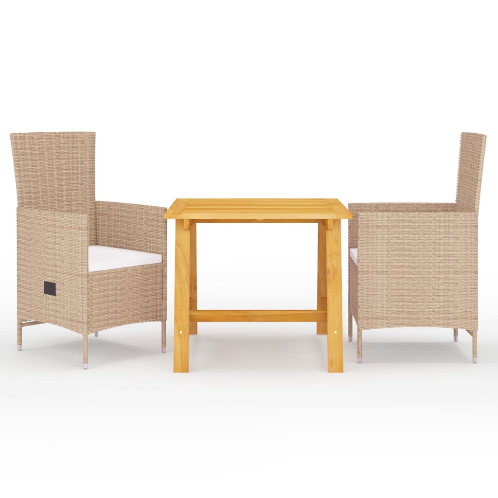 3-delige Tuinset beige is nu te koop bij PeponiXL, paradijselijk wonen!